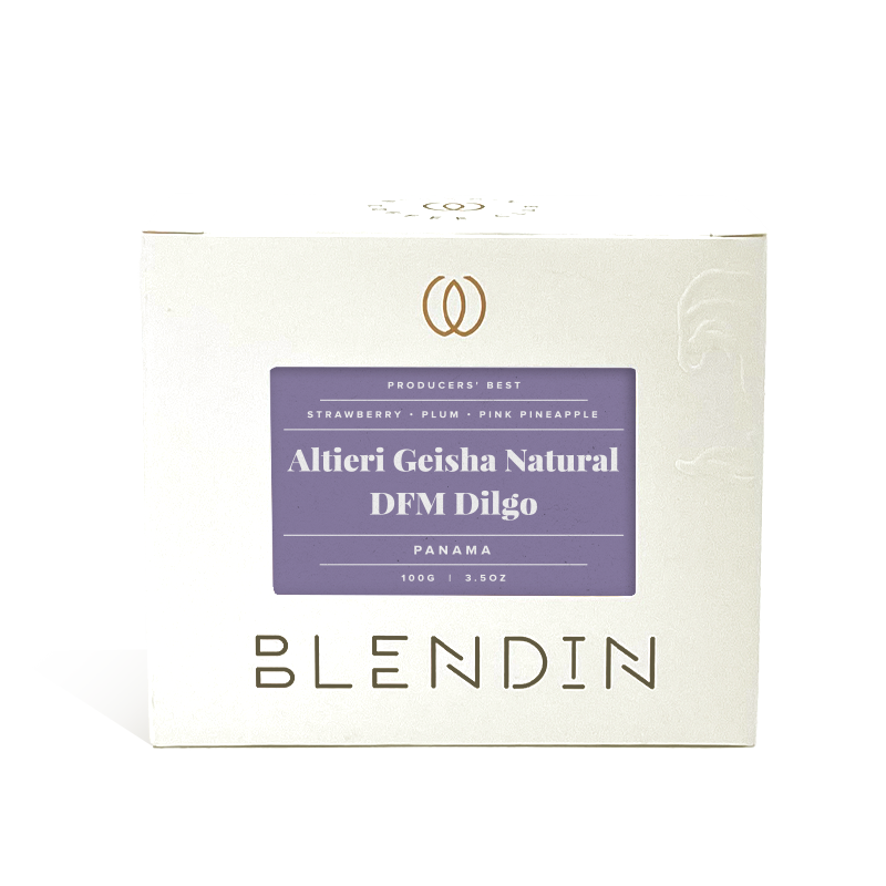 Altieri Geisha Natural DFM Dilgo 100g bag